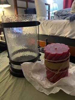 Candle Holder With Candle Included