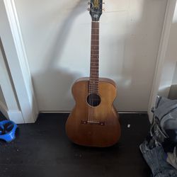 1940s Harmony Six String Acoustic Guitar