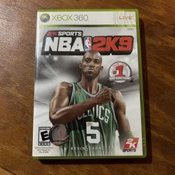 Xbox 360 2K sports NBA 2K9