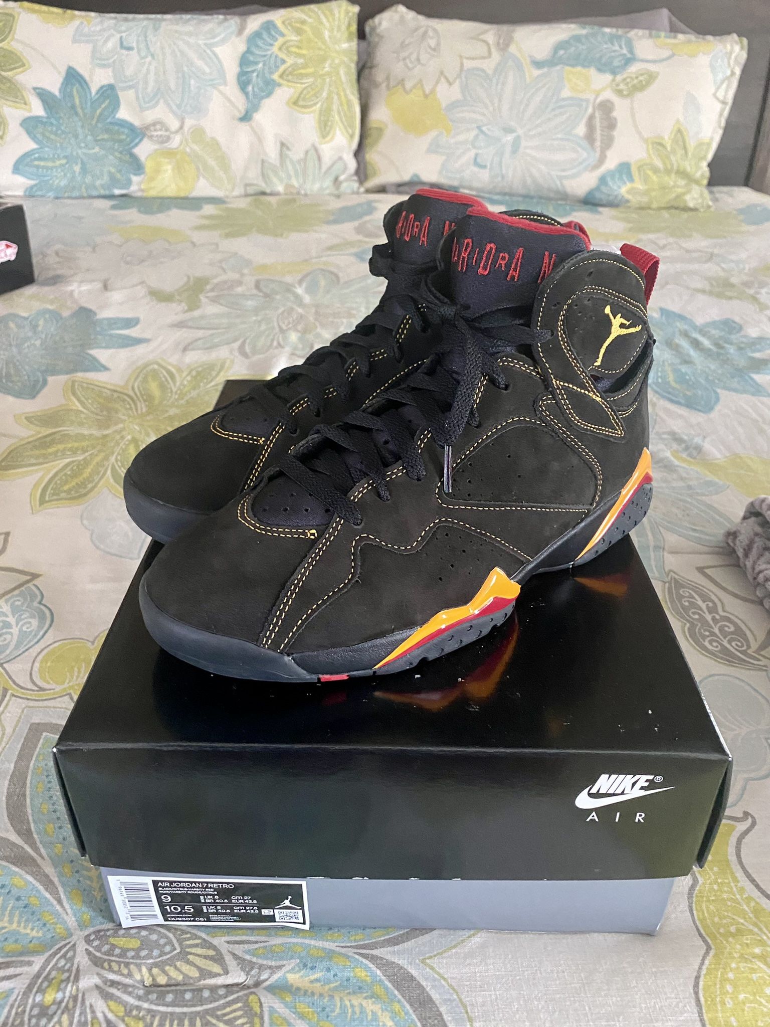 New DS NIKE AIR Jordan Retro 7  VII CITRUS Size 9 SZ.