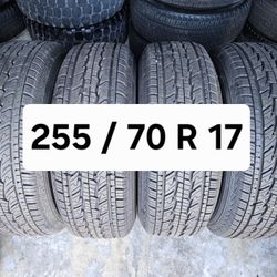 255 / 70 R 17 (4) TIRES GENERAL 