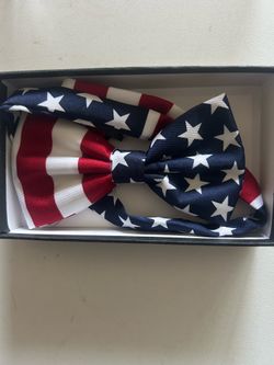 American flag bow tie