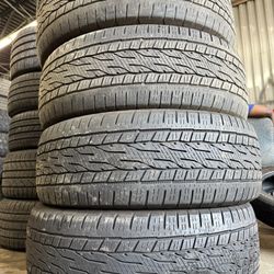 4 Used 275/60//20 CONINENTAL CROSS CONTACT LX Tires