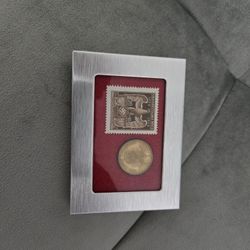 Ww2 German Coin And Stamp