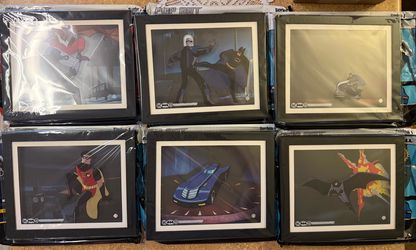 Batman Animated Series Pop Art Animation Cel lot of 8