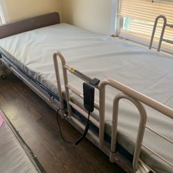 Patriot Semi Electric Hospital Bed And Lumex Select 100 Series Mattress 