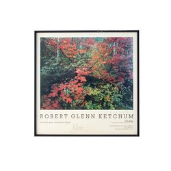 Vintage Mid Century Robert Glenn Ketchum Signed Exibition Poster Cabin 