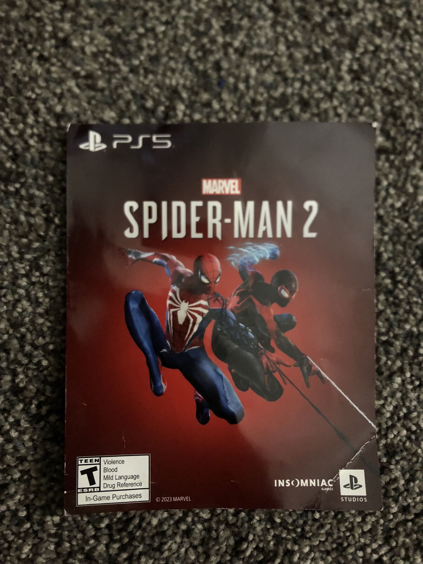SpiderMan 2 Digital 