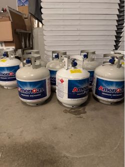 Full propane tank