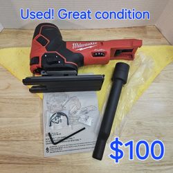 $100 USED - Milwaukee BarrelGrip Jig Saw (Tool-Only, Jigsaw) used in great condition 