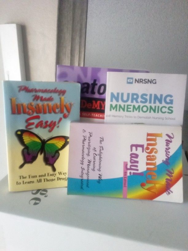 Nursing, Pharmacology, And Anatomy Books