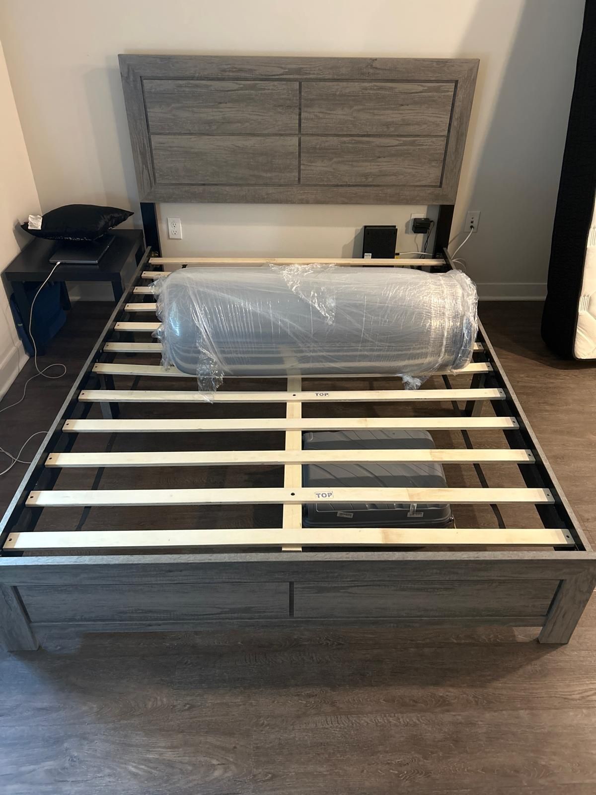 MATTRESS NEW AND BED FRAME