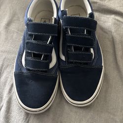 Vans navy velcro