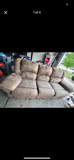 Tan sofa