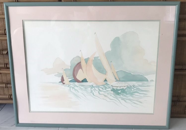 Sailboat Seascape Picture 