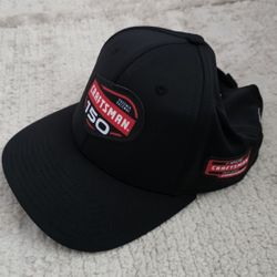 Craftsman 150 NASCAR truck series championship patch script 6 panel baseball cap