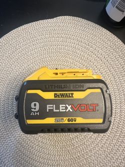 9ah Flex Volt. 60v Max