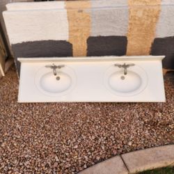 Free Two Double Sink Vanity Tops