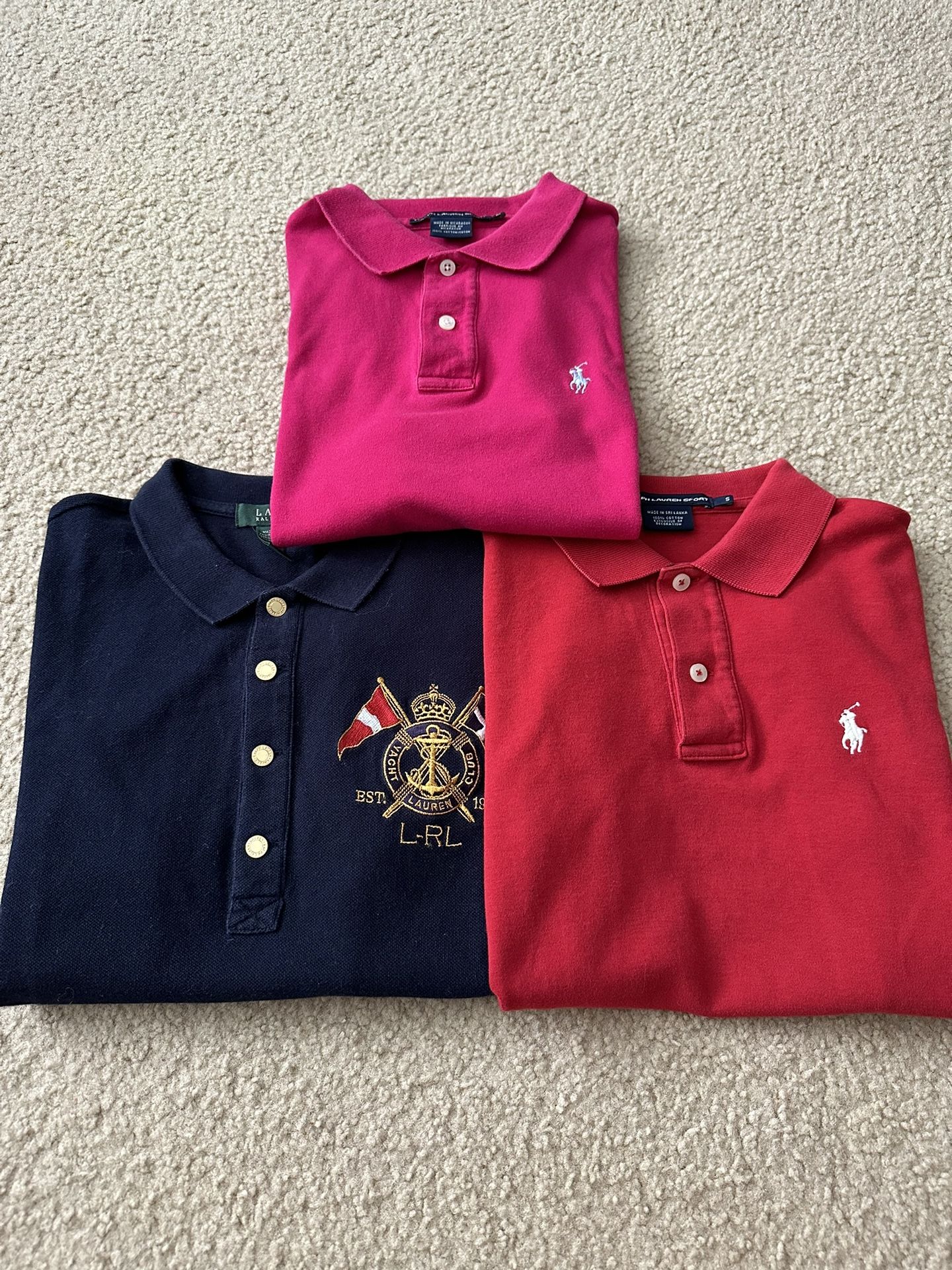 Ralph Lauren Polos (set of 3)