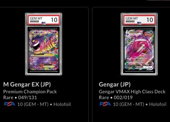 Pokémon-Japanese-Gengar-PSA10