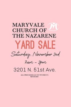 Yard sale! 