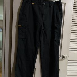 Men’s Official DHL Black Work Cargo Pants Size 36-34