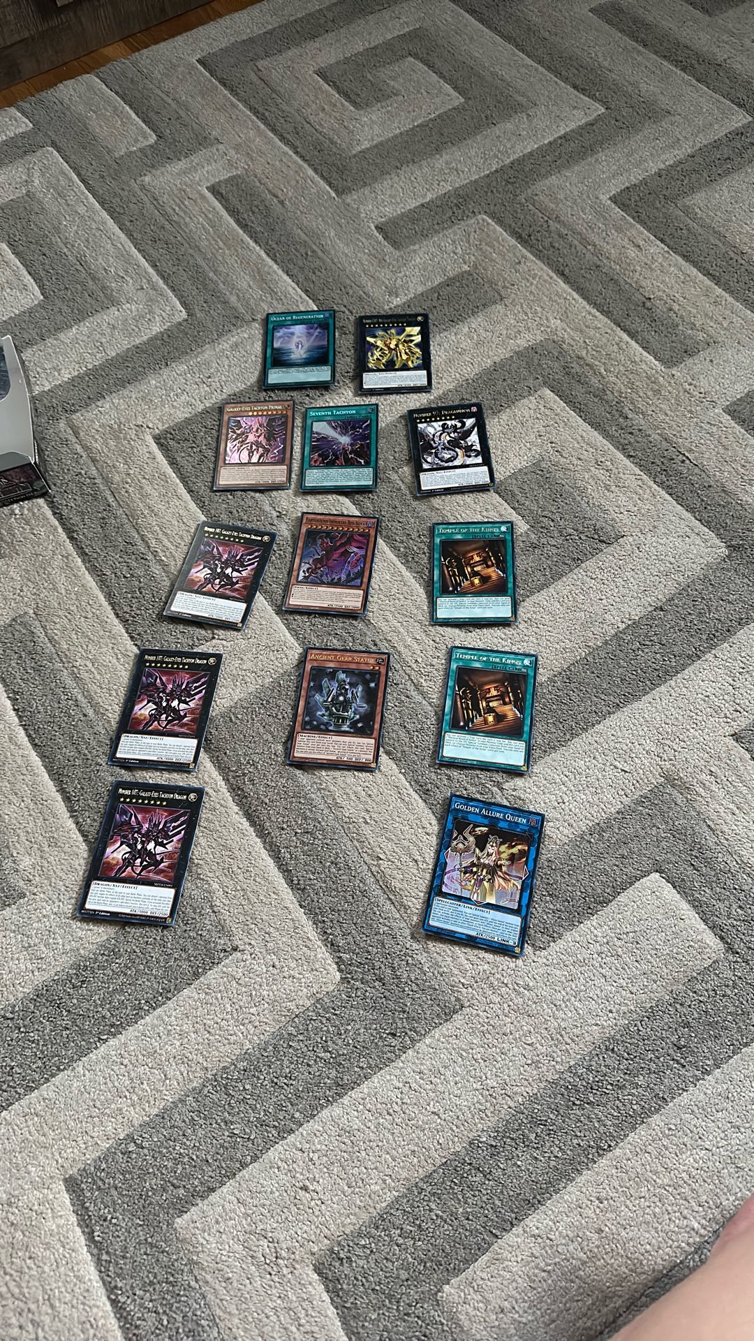 12 Rare Yugioh Cards From Master Of The Maze.