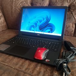 Laptop Dell Inspiron 5555-AMD-8-8gb Ram-128gb HD SSD Solid-Go-od For Stud-ents.