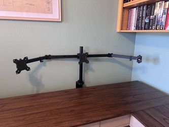 3 Arm Wall-Mounted Monitor Stand