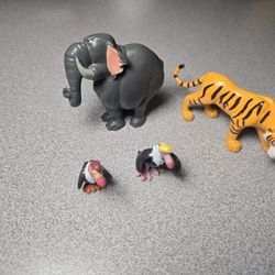 Disney Jungle Book Colonal Toys Figure Lot Rare Vintage Figures