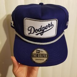 New Era MLB Los Angeles Dodgers The Golfer Rope Snapback Hat
