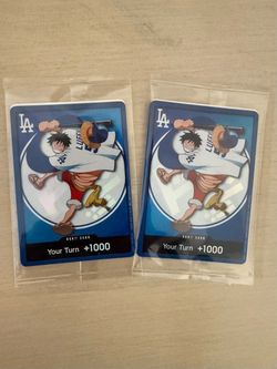One Piece x Dodgers Luffy Don Promo Sealed
