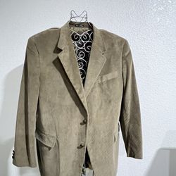 Monsieur Adolfo  Brown Two Button  Blazer Size 46 R 
