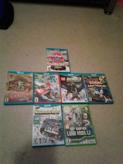 Wii u games(READ DESCRIPTION)