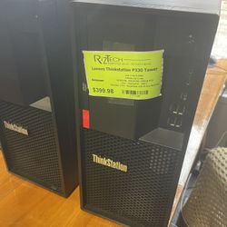 Lenovo ThinkStation P330 Tower i5-9 2.90GHz Six-Cores 16GB RAM 500GB SSD 500GB HDD DVD W11Pro