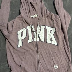 Purple zip up