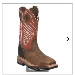 Justin Men Steel toe/waterproof boots