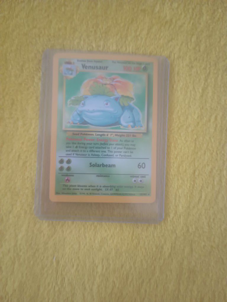 7/10 Venusaur Pokemon Cards Holographic 
