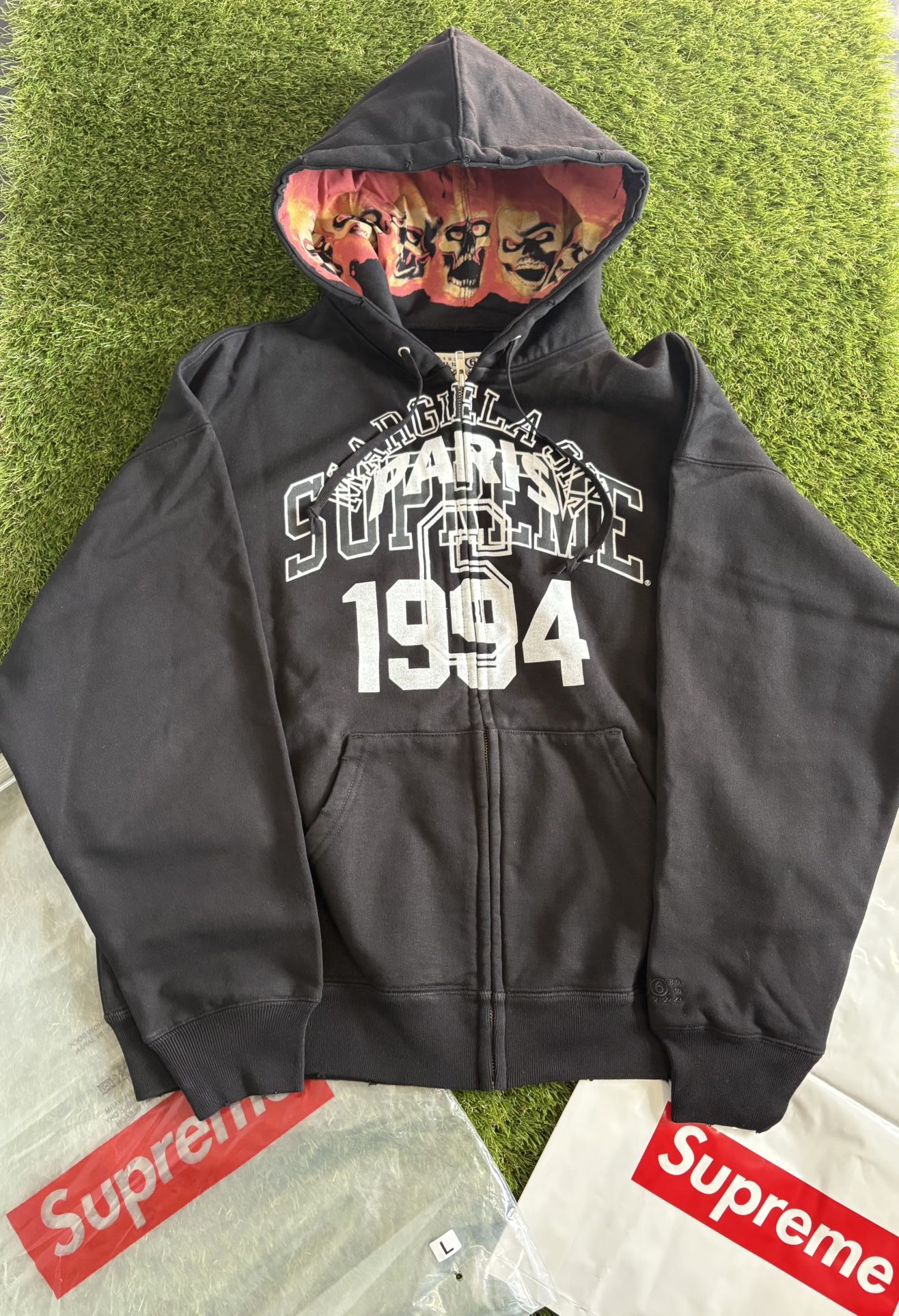 Supreme X Mason Margiela Zip Up Size L