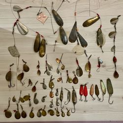 Vintage Fishing Lures, Flashers, Spoons