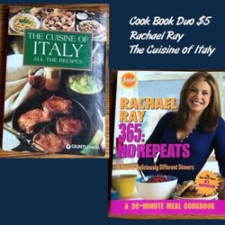 🍳 2 Awesome Cook Books Italian Cuisine Rachael Ray