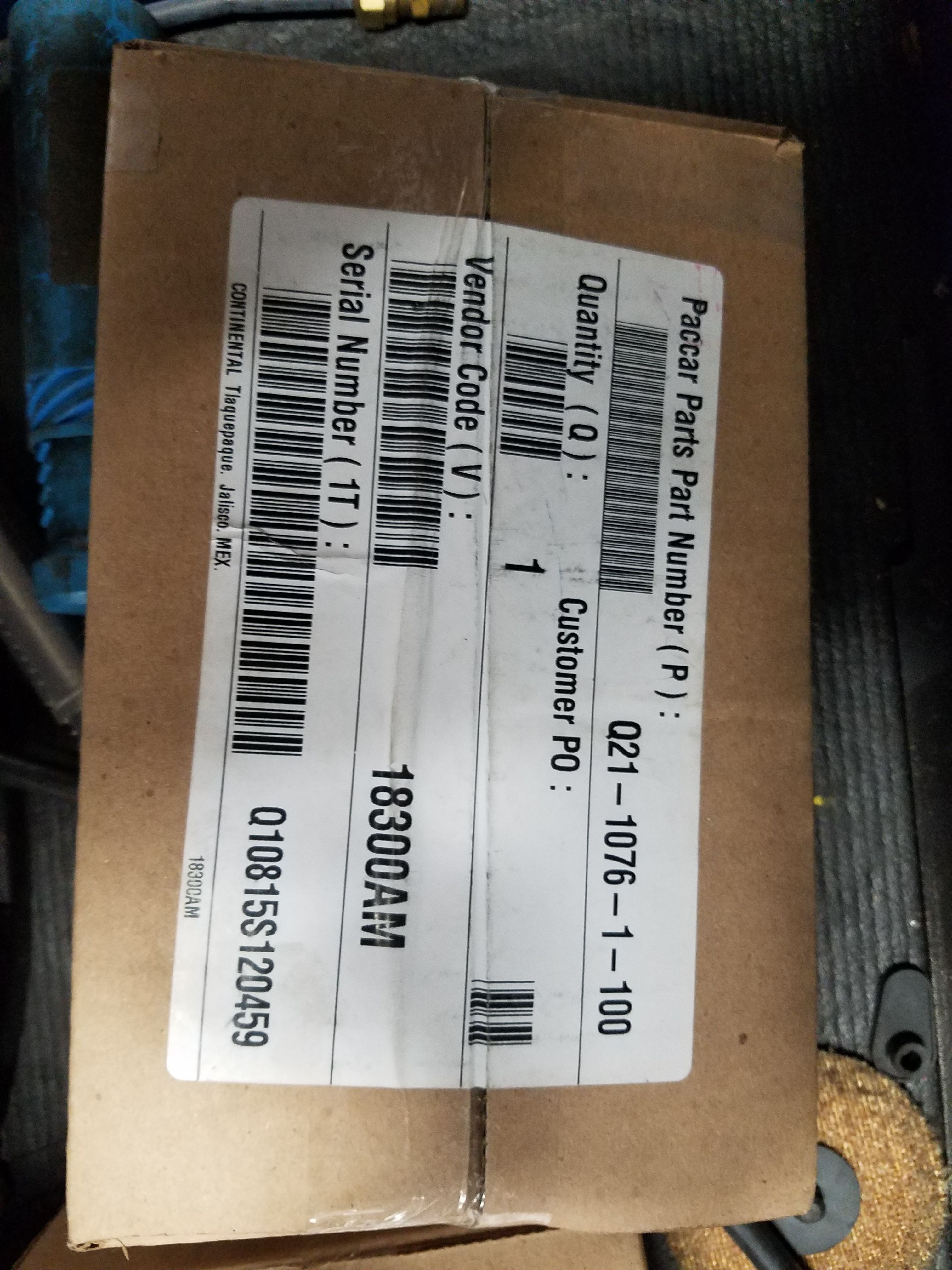 CECU Q21-1076-1-100 Paccar peterbilt kenworth cab electronic control unit