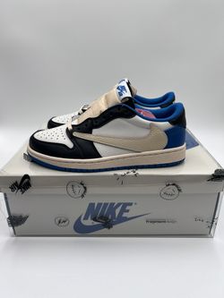 Travis Scott. Fragment Jordan 1 Low 