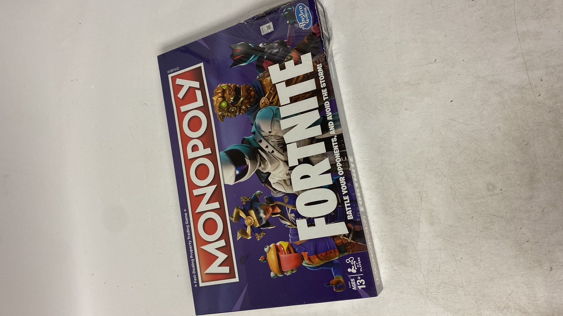 Monopoly Fortnite Edition Board Games - E6603, distressed box