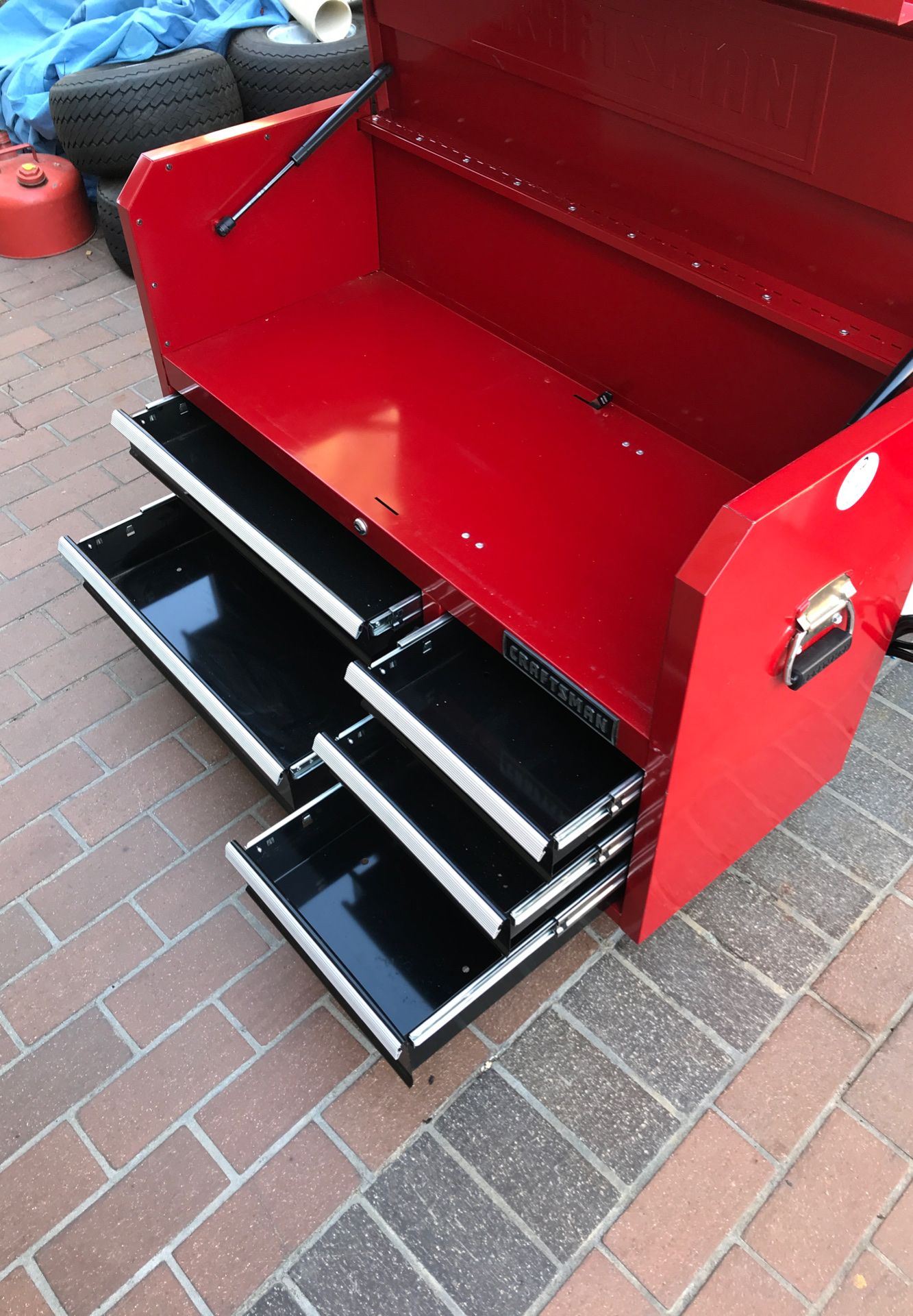 Craftsman 6 drawer top chest w/ soft close ball bearing slides. Just