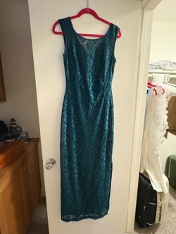 Green Long Party Dress