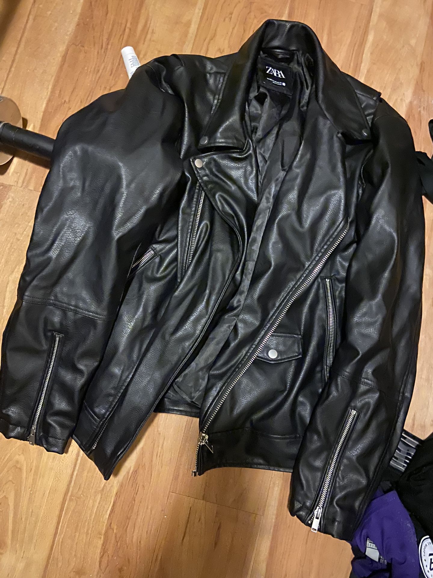Zara Leather Jacket XL