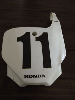 Photo HONDA crf230f number plate