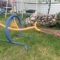 swings with Slide & Seesaw $350