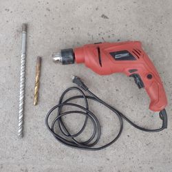 Tool Shop 1/2" Hammer Drill 120V 4.5Amp Power Tool  & Drill Bits 